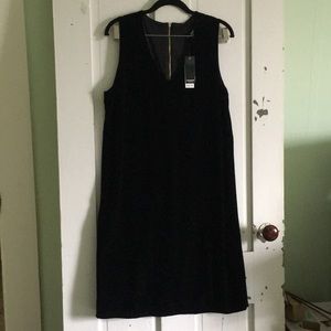 Black velvet Dress NWT